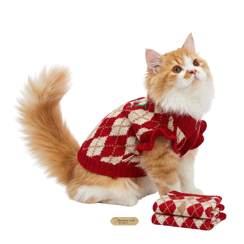 Cat Cherry Sweater