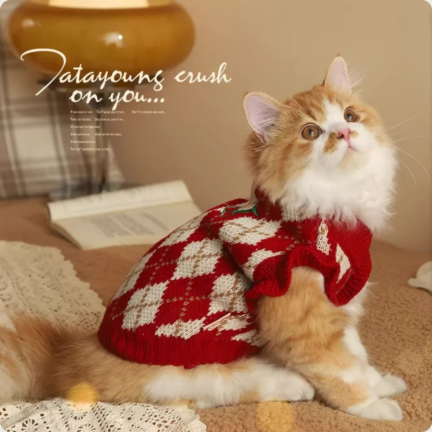 Cat Cherry Sweater