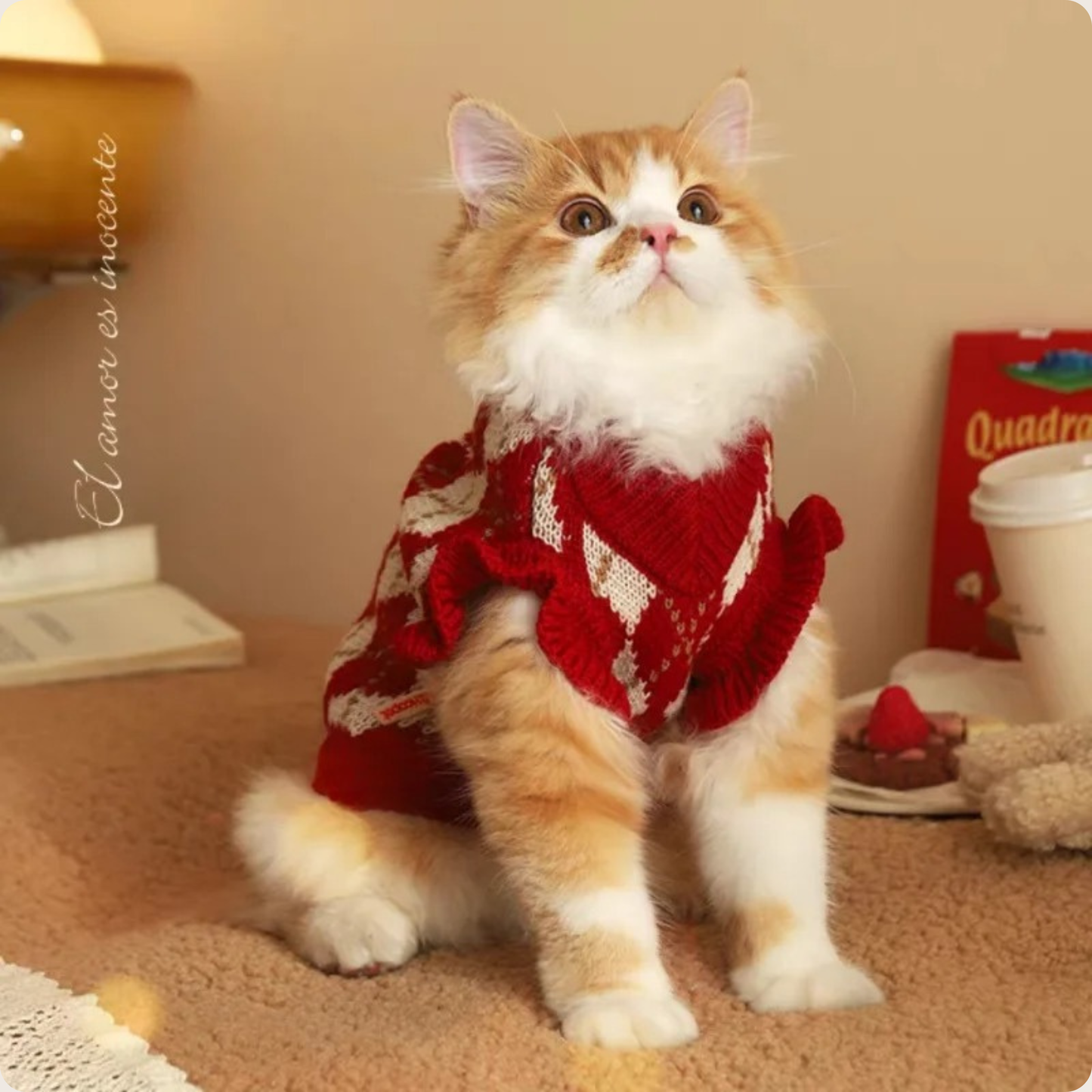 Cat Cherry Sweater