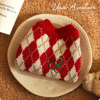 Cat Cherry Sweater